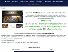 Tablet Screenshot of dasabookcafe.com